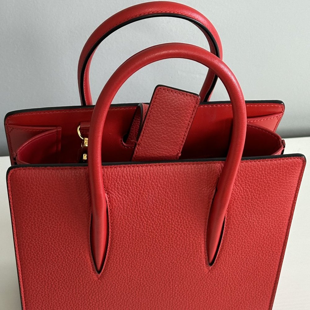 Red Christian Louboutin Purse 8.2 inches deep | 3.2 inches wide